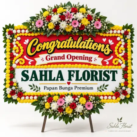 Papan Bunga Ucapan Selamat Kedung Waringin
